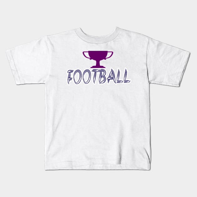 Football Kids T-Shirt by Shop Ovov